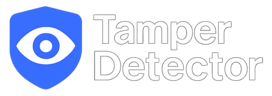 TamperDetector brand mark on dark background